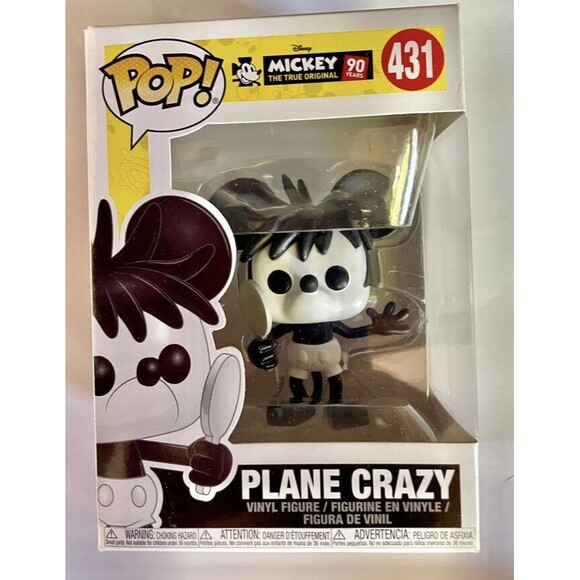 Funko Pop! Disney: Mickey's 90th - Plane Crazy Mickey Toy New With Tags - Picture 1 of 6
